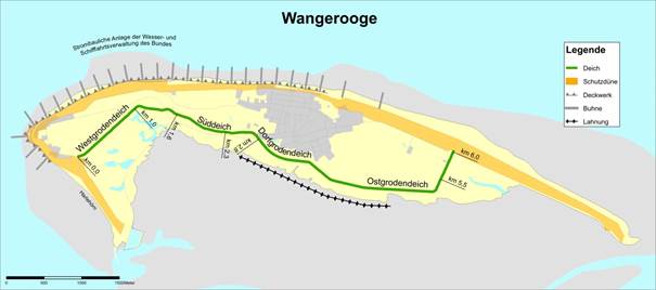 Abb 2 _ Küstenschutzanlagen auf Wangerooge